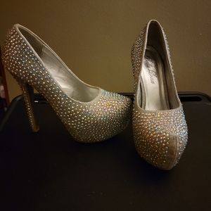 Rhinestone heels